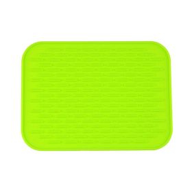 Multifunctional And Durable Silicone Round Non-slip Heat-resistant Mat; Coaster Mat; Placemat; Pot Mat; Table Mat (Color: Green, Quantity: 1pc)